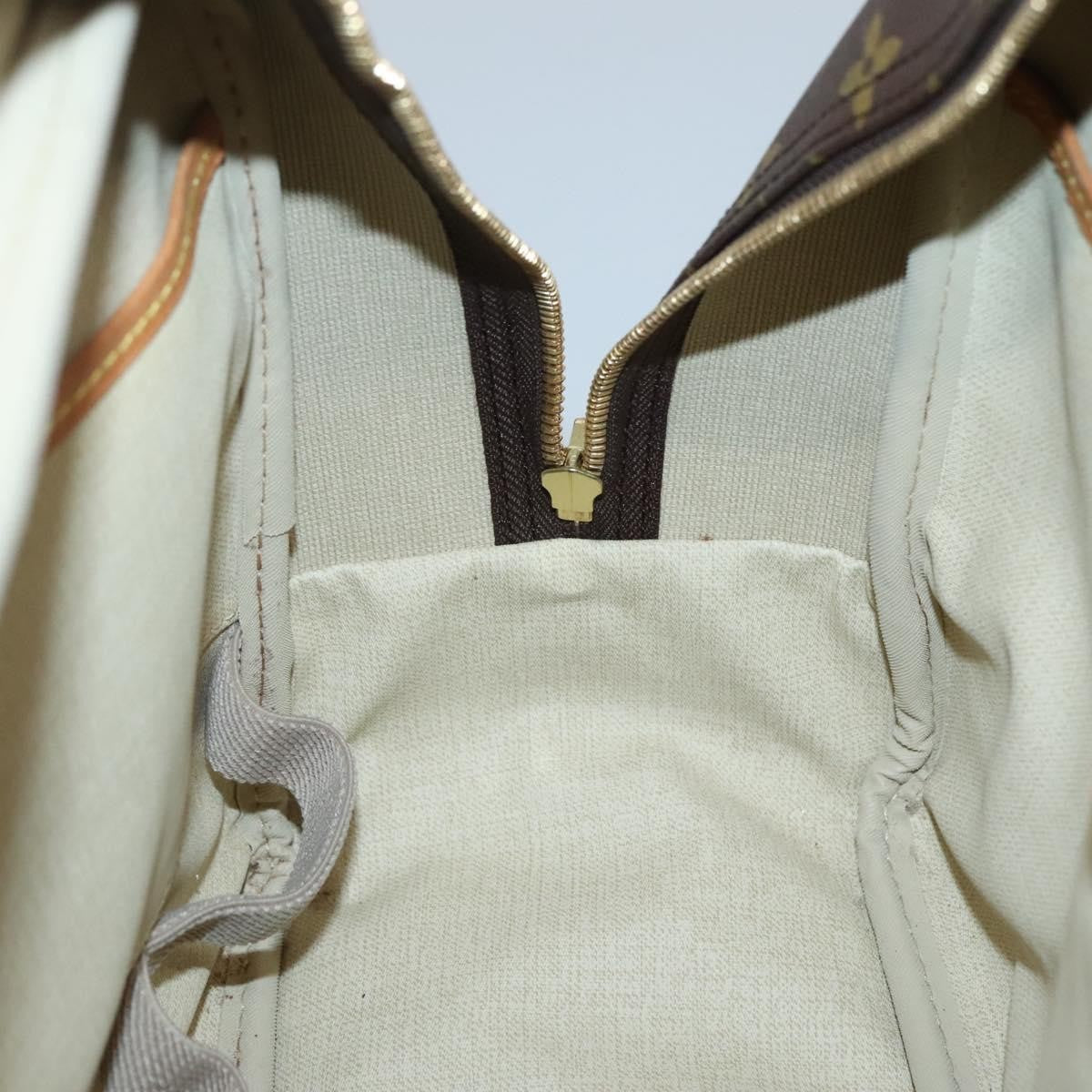 Louis Vuitton Deauville Handbag Monogram Canvas, BROWN, CANVAS, Handbag