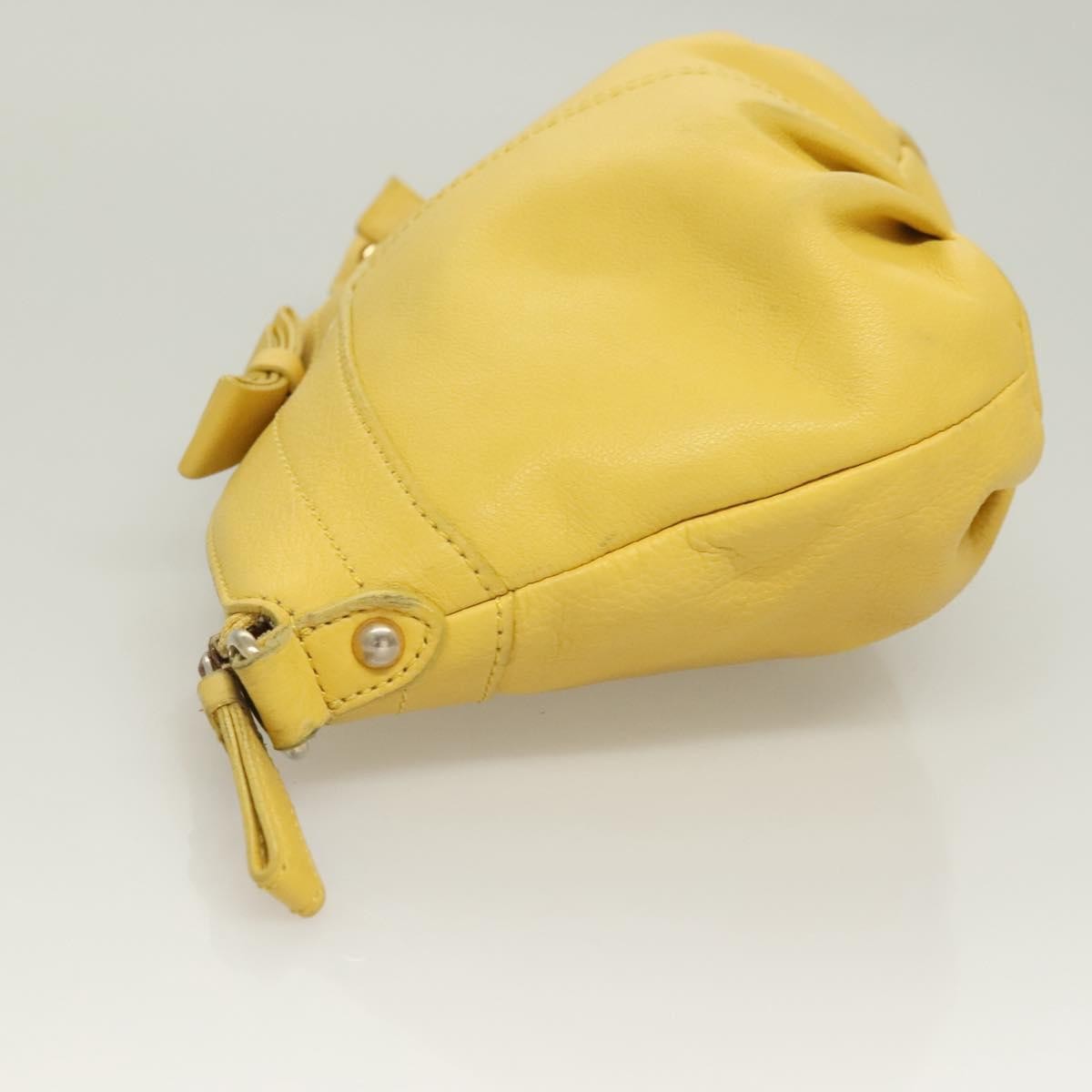 Burberry Blue Label shoulder bag Leather, YELLOW, LEATHER, Shoulder bag