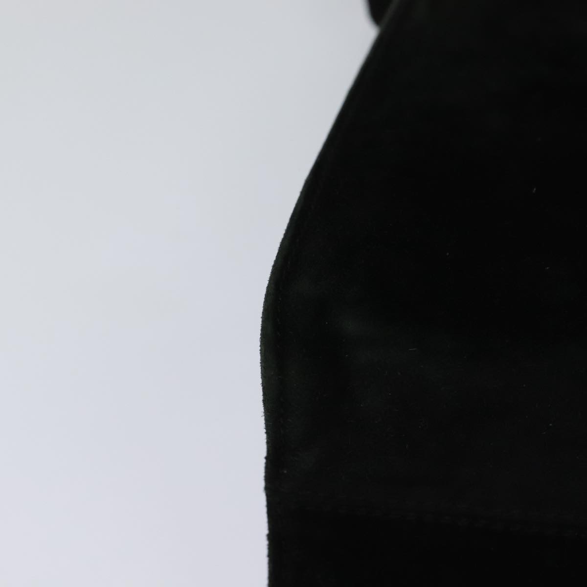 Salvatore Ferragamo Vala Shoulder Bag Suede, BLACK, SUEDE, Shoulder bag