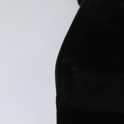 Salvatore Ferragamo Vala Shoulder Bag Suede, BLACK, SUEDE, Shoulder bag