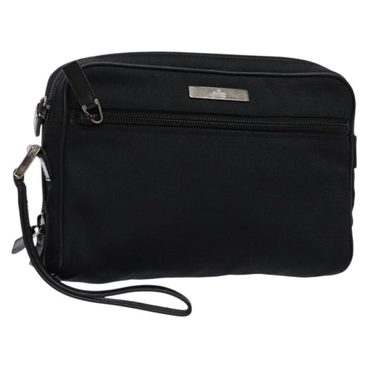 Gucci Pochette Nylon, BLACK, NYLON, Clutche & pouche