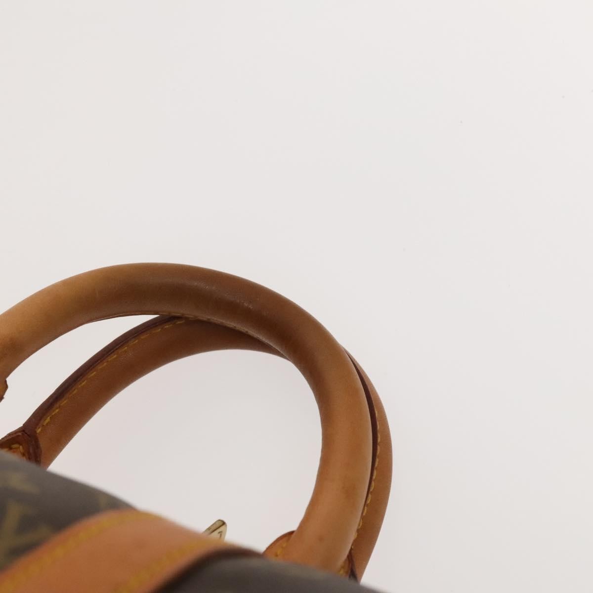 Louis Vuitton Keepall Bag Monogram Canvas, BROWN, CANVAS, Travel bag