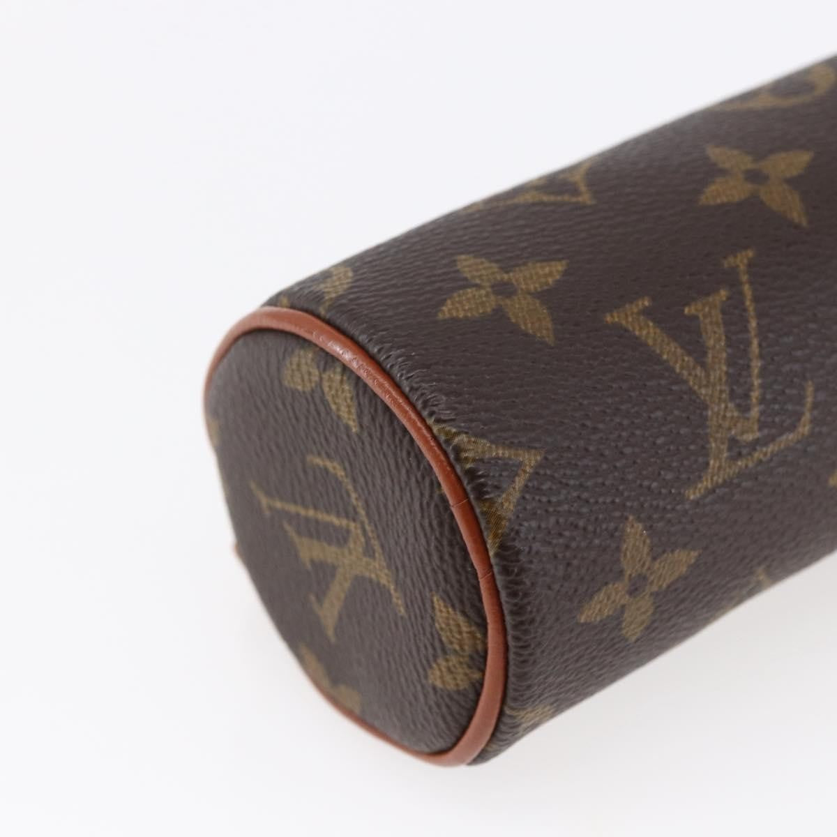 Louis Vuitton Papillon Pochette Monogram Canvas, BROWN, CANVAS, Handbag