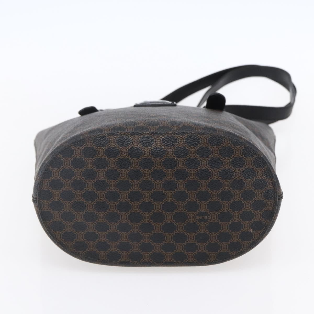 Celine Vintage Macadam Tote bag Canvas, BROWN, CANVAS, Tote bag