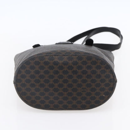 Celine Vintage Macadam Tote bag Canvas, BROWN, CANVAS, Tote bag