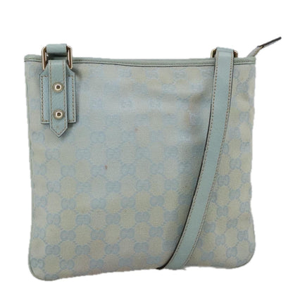 Gucci GG Canvas Bag Canvas, BLUE, CANVAS, Shoulder bag