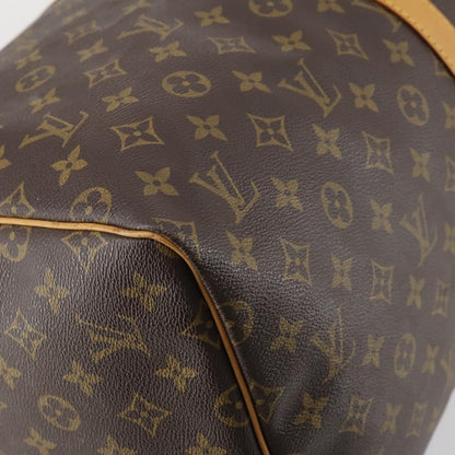 Louis Vuitton Keepall Bag Monogram Canvas, BROWN, CANVAS, Travel bag