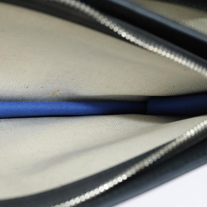 Balenciaga Navy Pochette Canvas and Leather, BEIGE, CANVAS, Shoulder bag