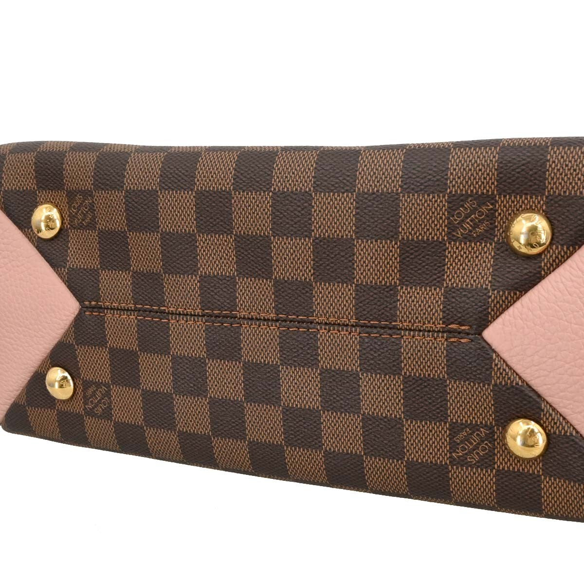 Louis Vuitton Brittany Handbag Damier, BROWN, CANVAS, Handbag