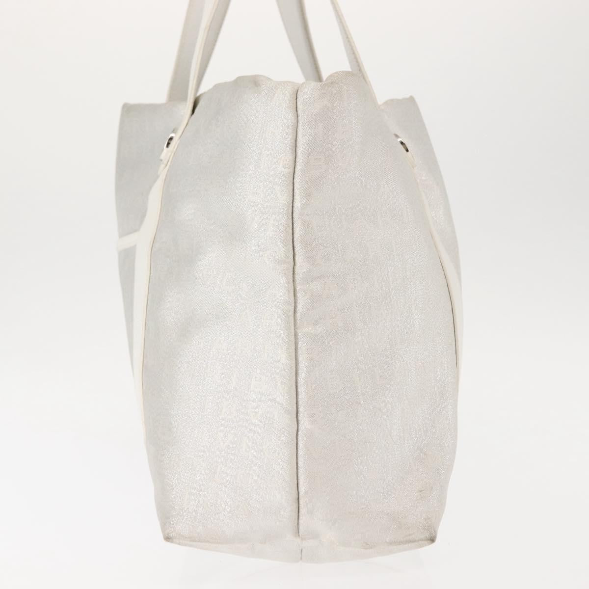 Bvlgari Logomania Tote bag Canvas, SILVER, CANVAS, Tote bag