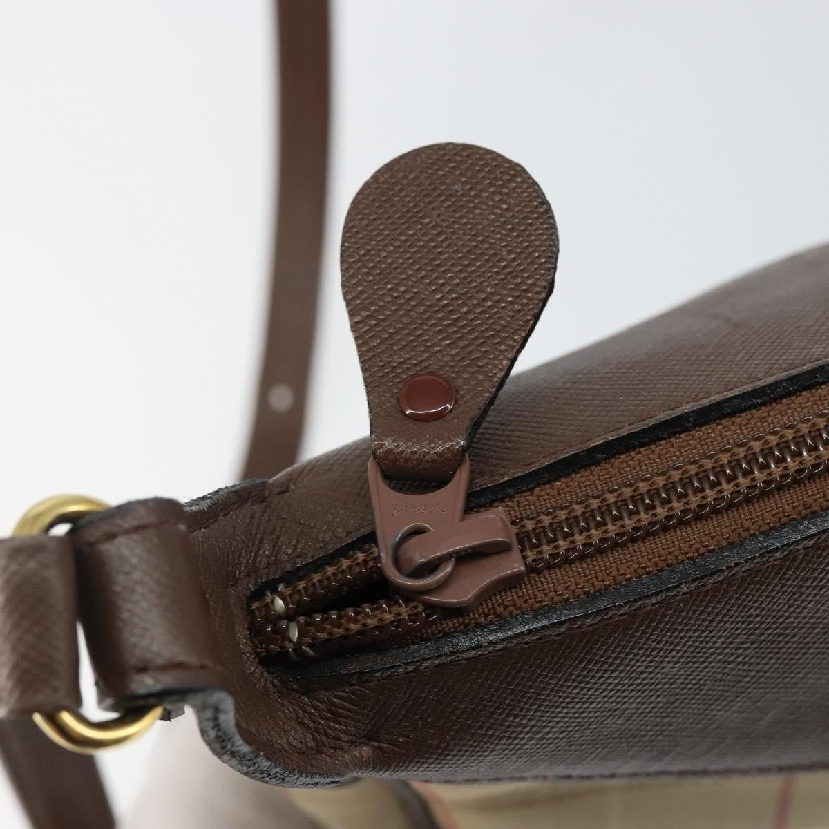 Burberry Nova check Shoulder bag Canvas, BEIGE, CANVAS, Shoulder bag