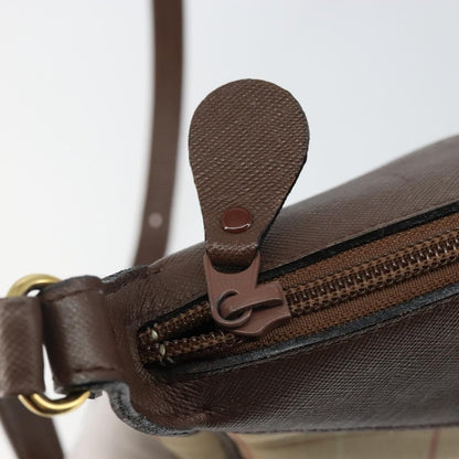 Burberry Nova check Shoulder bag Canvas, BEIGE, CANVAS, Shoulder bag