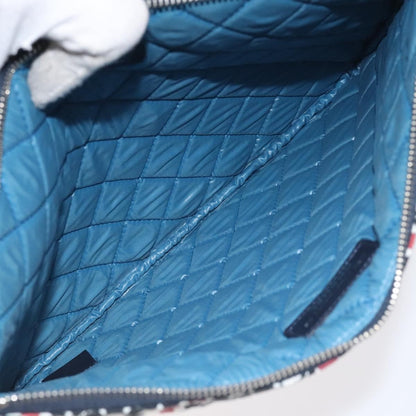 Chanel Dubai O Case Clutch Quilted Printed Nylon, BLACK, NYLON, Clutche & pouche