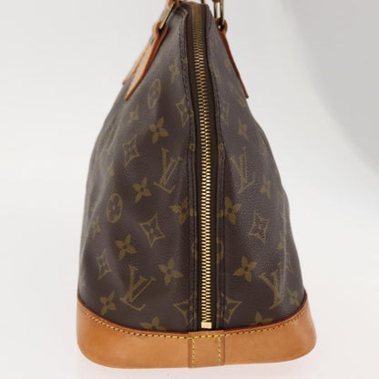 Louis Vuitton Alma Handbag Monogram Canvas, BROWN, CANVAS, Handbag