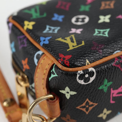 Louis Vuitton Wapity Trousse Pouch Monogram Multicolor, BLACK, CANVAS, Clutche & pouche