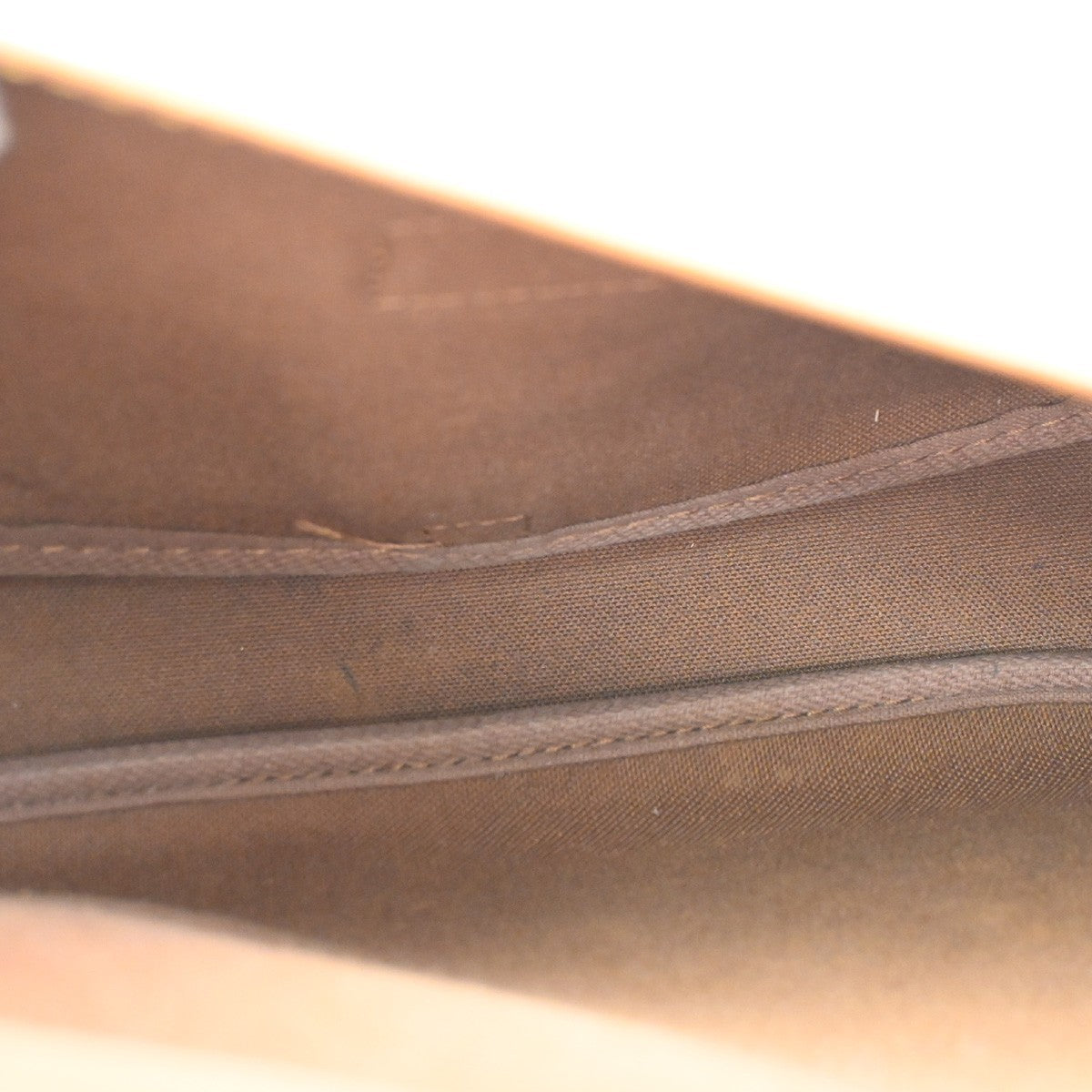 Louis Vuitton Saumur Handbag Monogram Canvas, BROWN, CANVAS, Shoulder bag