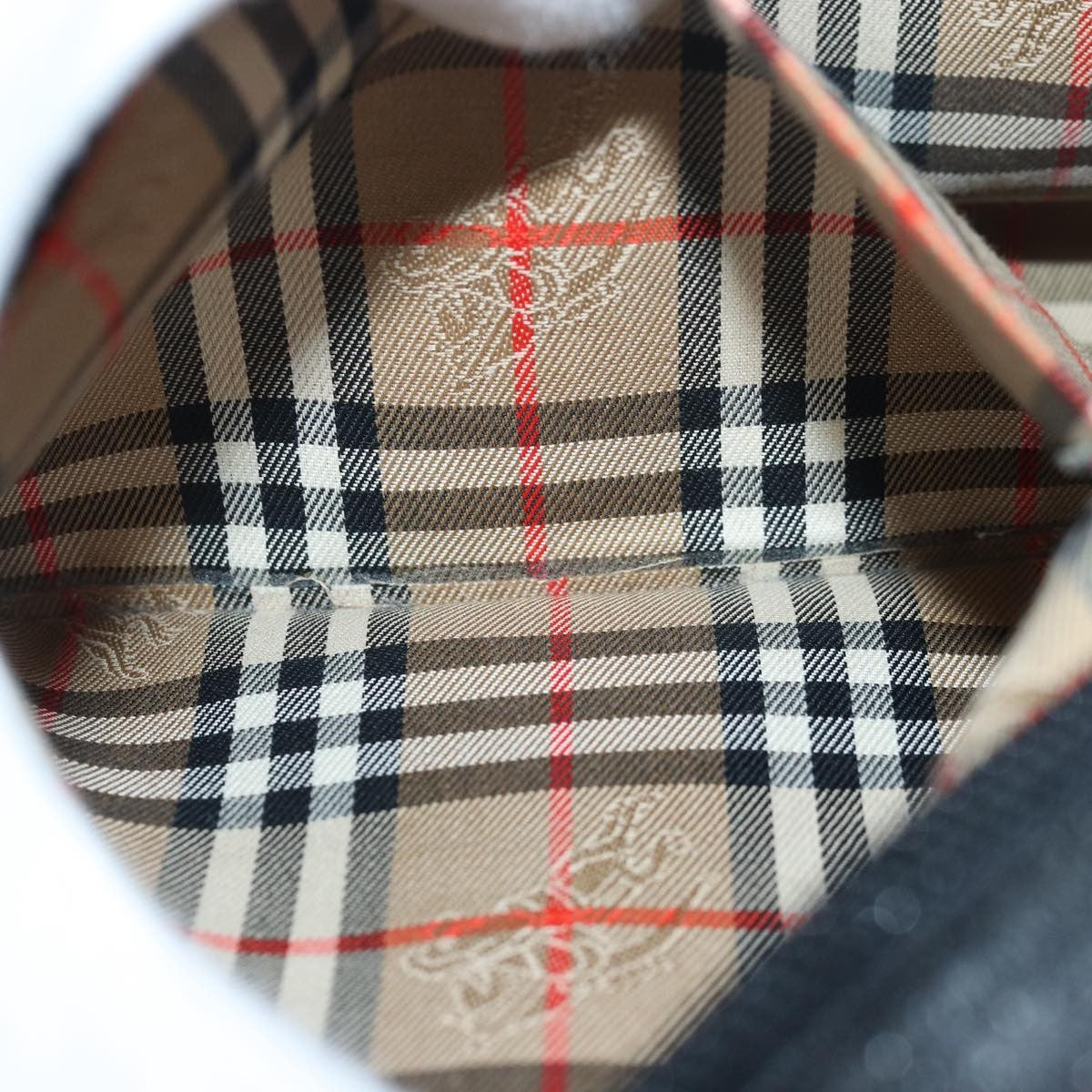 Burberry Vintage Handbag Suede, BLACK, SUEDE, Handbag