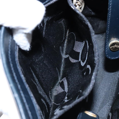 Salvatore Ferragamo Vala Shoulder Bag Leather, NAVY, LEATHER, Shoulder bag