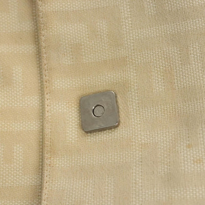 Fendi Mamma Baguette Shoulder Bag Canvas, BEIGE, CANVAS, Shoulder bag