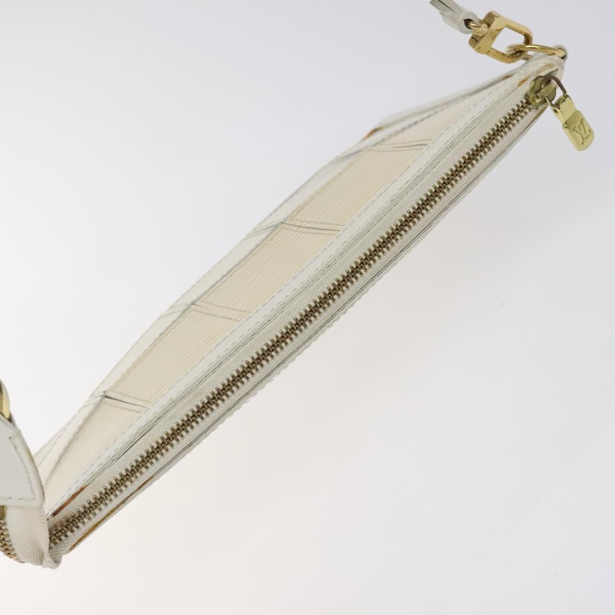 Louis Vuitton Delmonico Pochette Stretch Epi Leather, BEIGE, LEATHER, Clutche & pouche