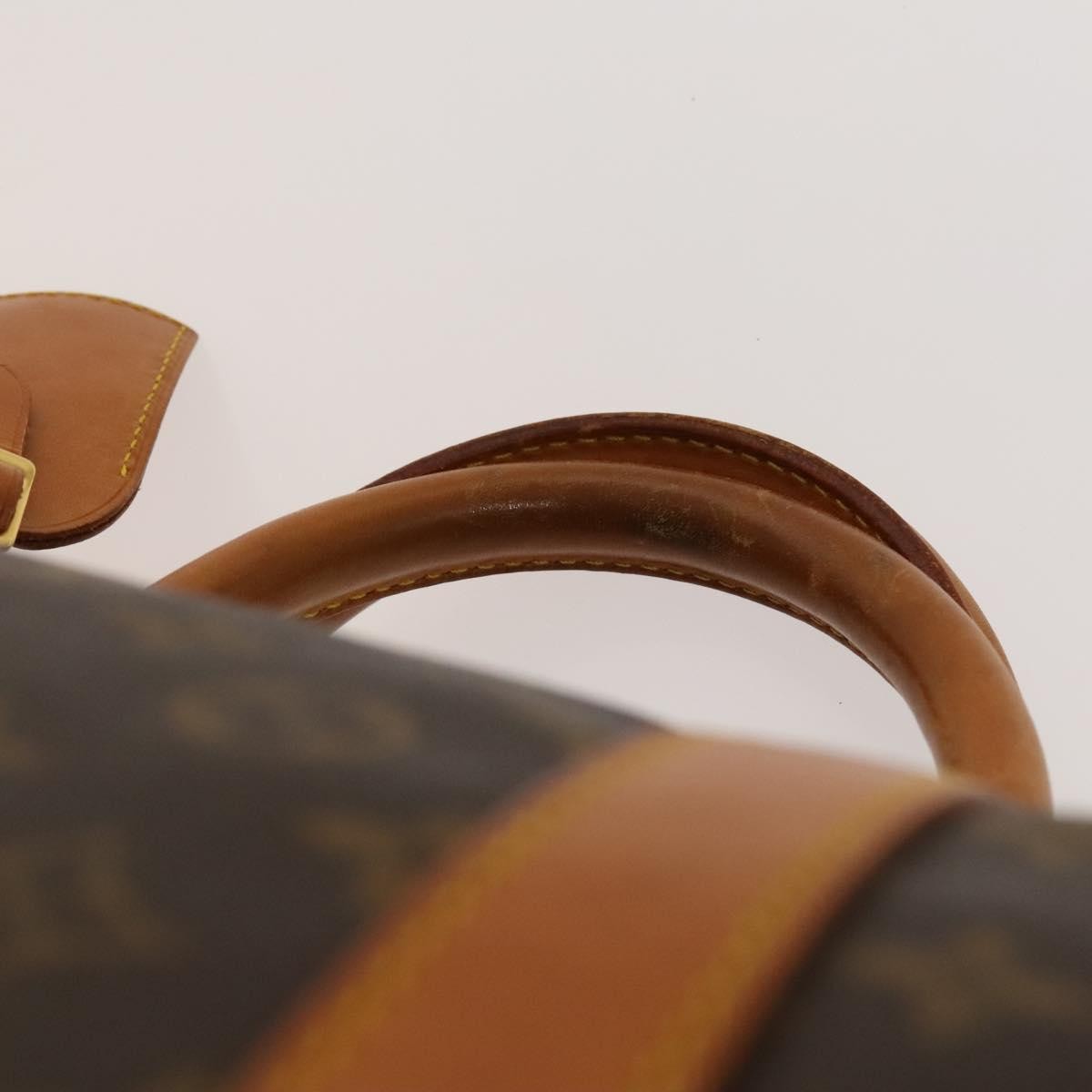Louis Vuitton Keepall Bag Monogram Canvas, BROWN, CANVAS, Travel bag