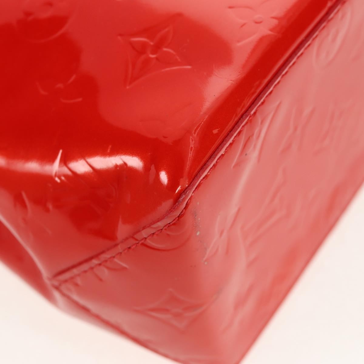 Louis Vuitton Reade Handbag Monogram Vernis, RED, PATENT_LEATHER, Handbag