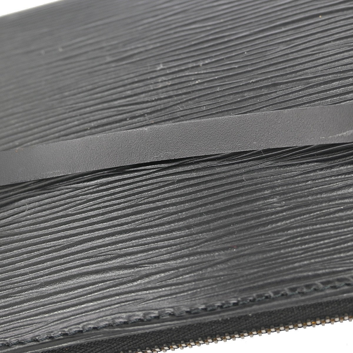 Louis Vuitton Pochette Accessoires Epi Leather, Black, Leather, Clutch