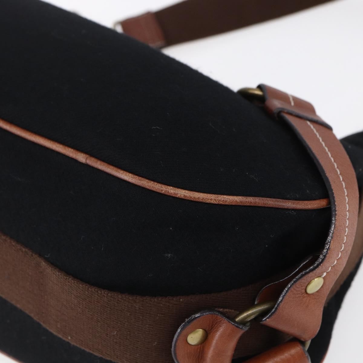 Burberry Blue Label shoulder bag Wool, BLACK, WOOL, Shoulder bag