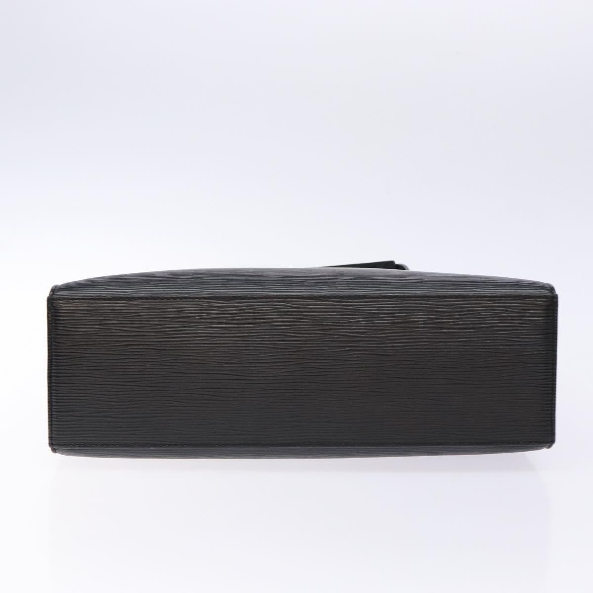 Louis Vuitton Croisette Handbag Epi Leather, BLACK, LEATHER, Tote bag