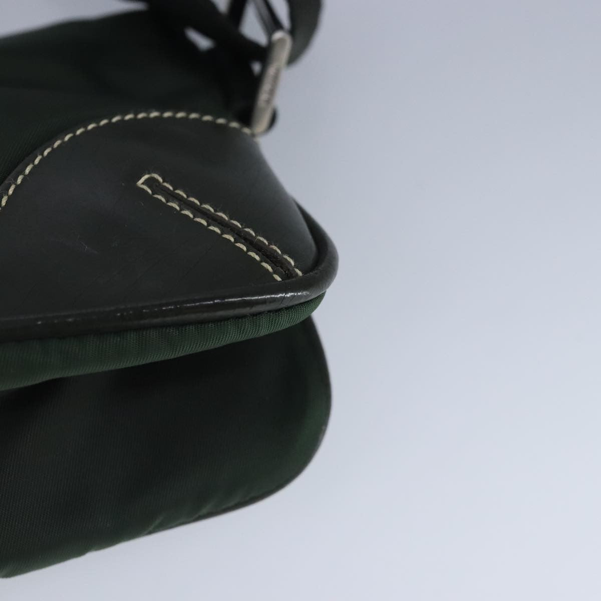 Prada Waist Bag Nylon and leather, KHAKI, NYLON, Shoulder bag