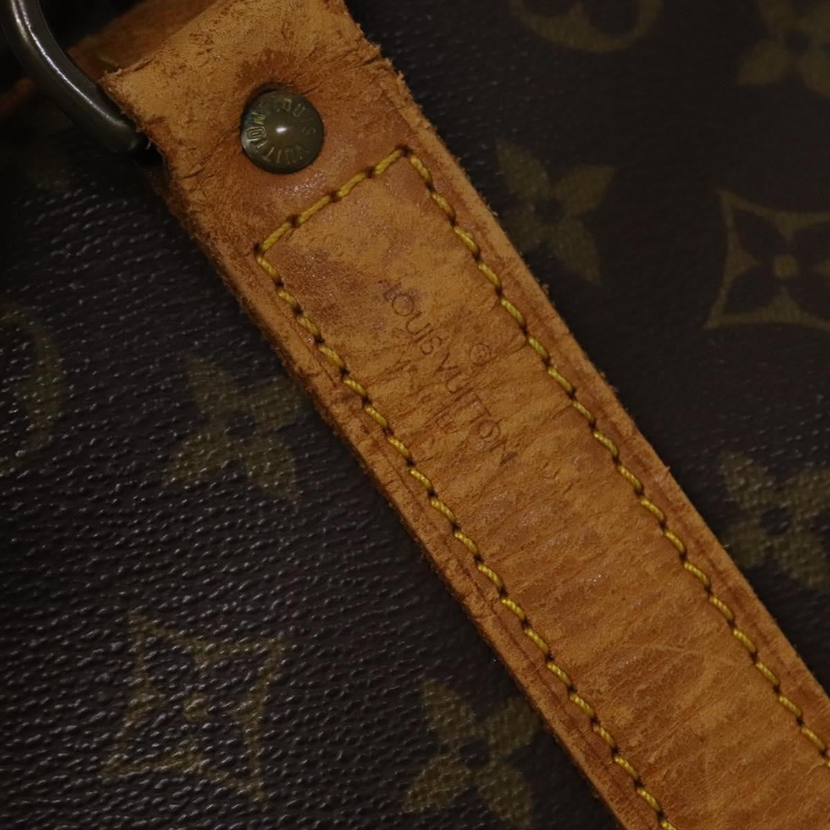 Louis Vuitton Keepall Bandouliere Bag Monogram Canvas, BROWN, CANVAS, Travel bag