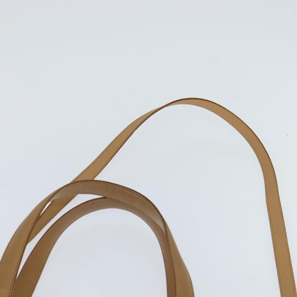 Salvatore Ferragamo Gancini Tote Leather, BEIGE, LEATHER, Tote bag