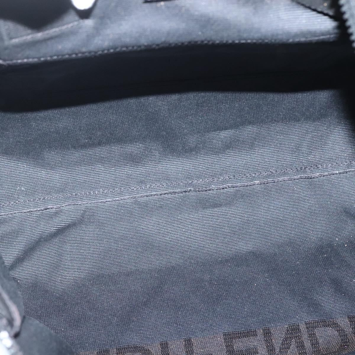 Fendi Vintage Convertible Logo Weekender Nylon, BLACK, CANVAS, Handbag