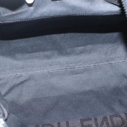 Fendi Vintage Convertible Logo Weekender Nylon, BLACK, CANVAS, Handbag
