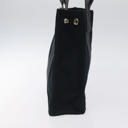 Hermes Fourre Tout Tote Canvas, BLACK, CANVAS, Tote bag