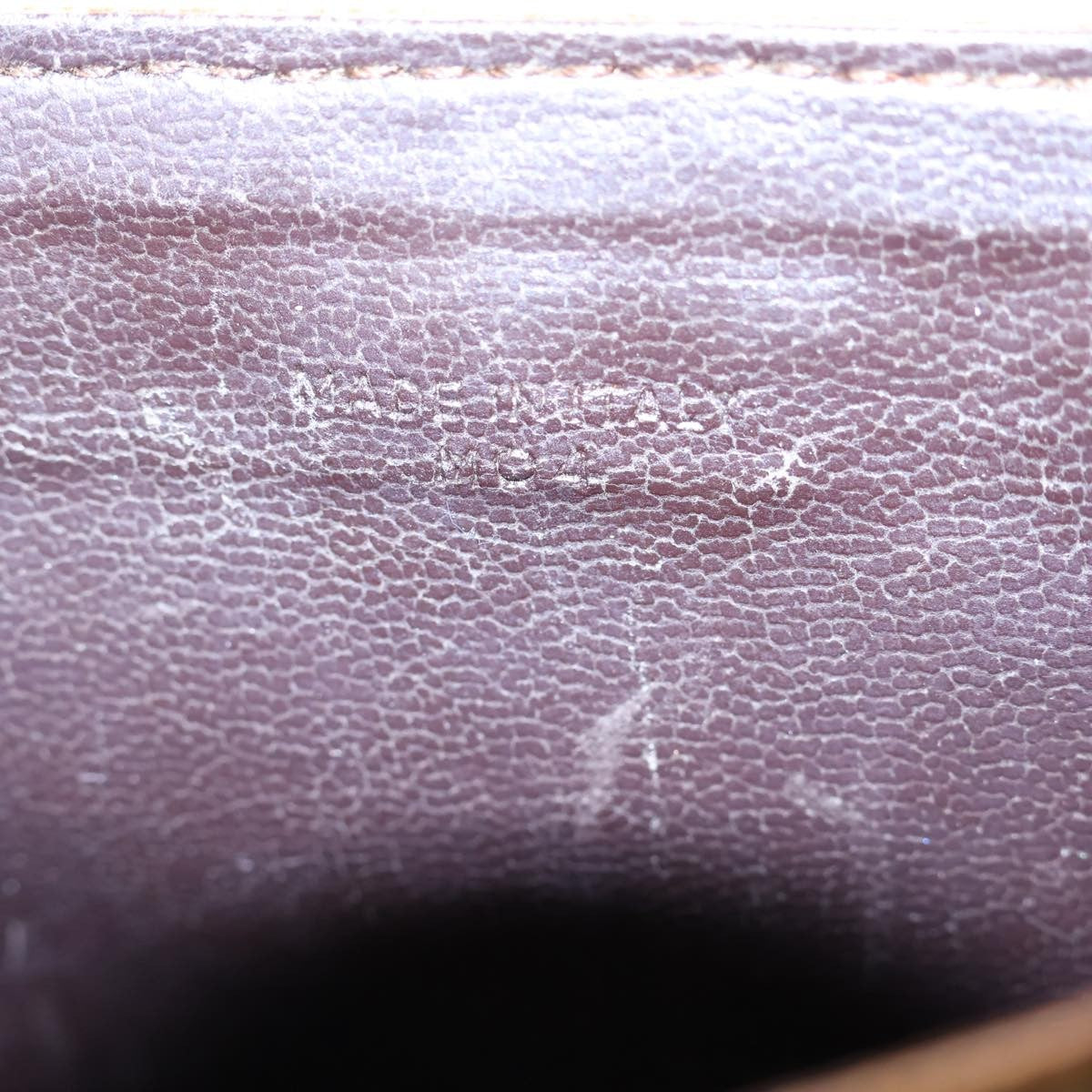 Celine Macadam Shoulder Bag Leather, BEIGE, CANVAS, Shoulder bag