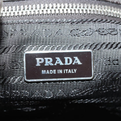 Prada Belted Hobo Vitello Daino, SILVER, LEATHER, Shoulder bag