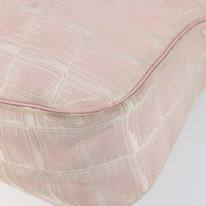 Chanel Travel Line Zip Hobo Nylon, PINK, NYLON, Shoulder bag