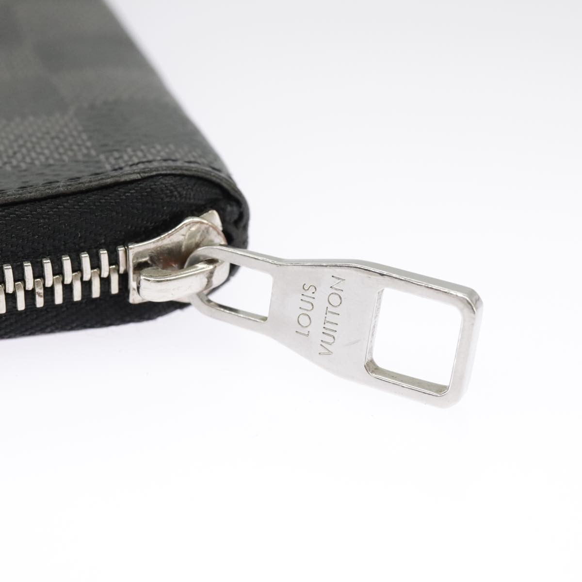 Louis Vuitton Zippy wallet vertical Damier Graphite, BLACK, CANVAS, Wallets