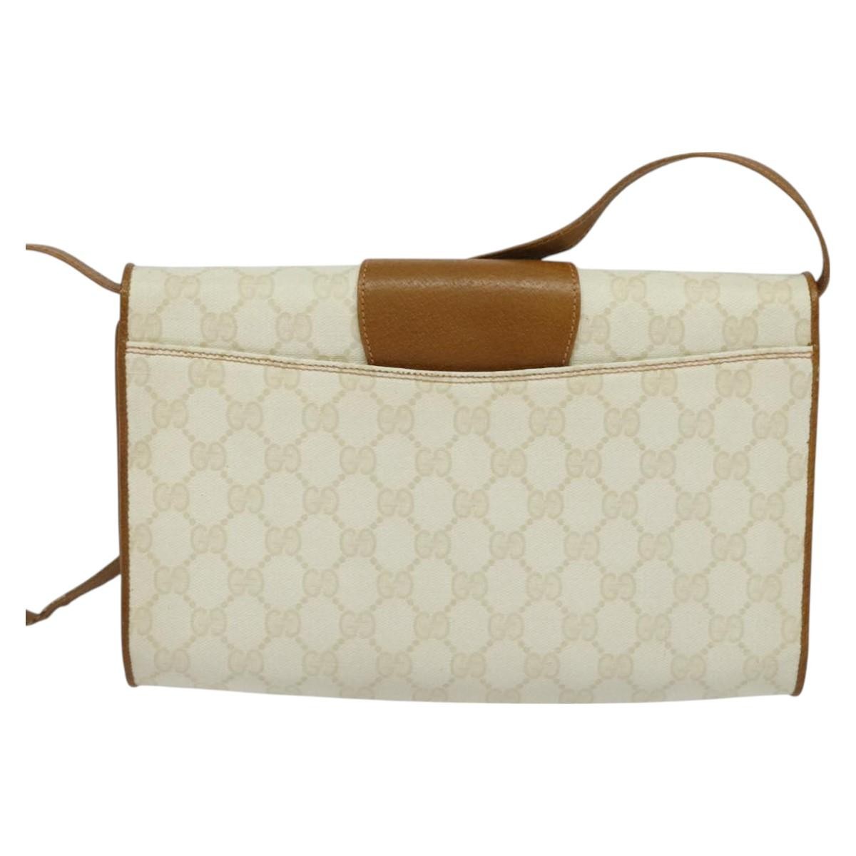 Gucci Micro GG supreme shoulder bag GG canvas, WHITE, CANVAS, Shoulder bag