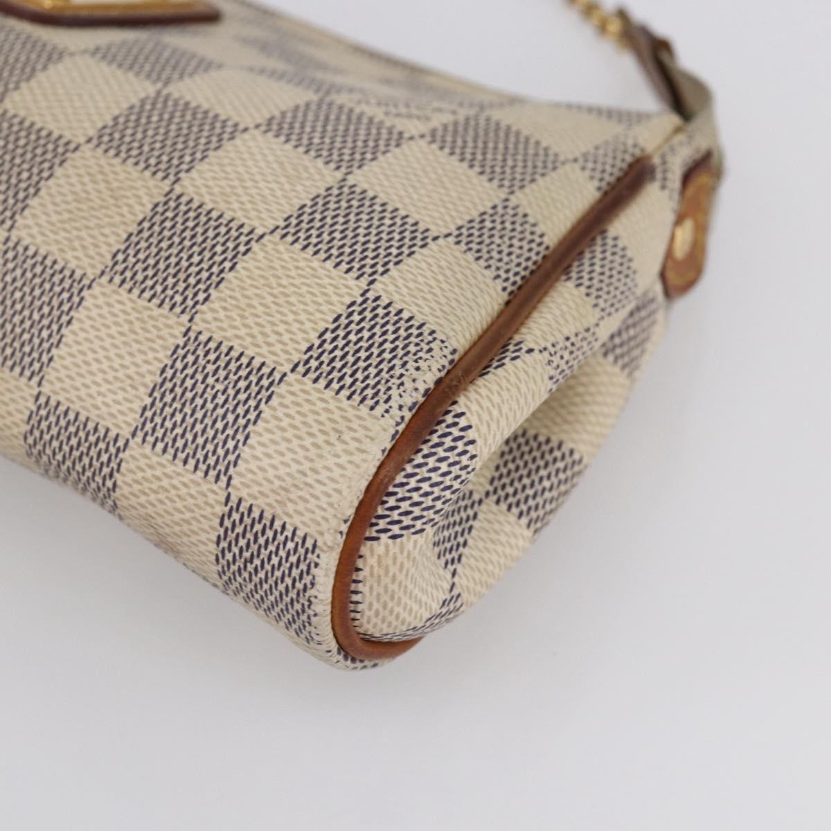 Louis Vuitton Eva Handbag Damier, BEIGE, CANVAS, Handbag
