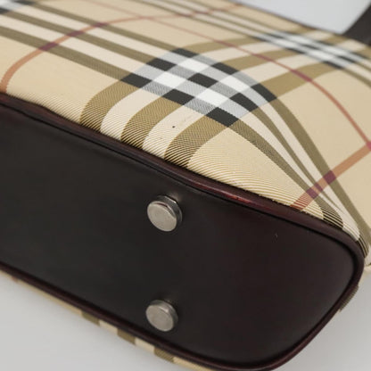 Burberry Nova Check Handbag Nova Check Canvas, BEIGE, CANVAS, Handbag