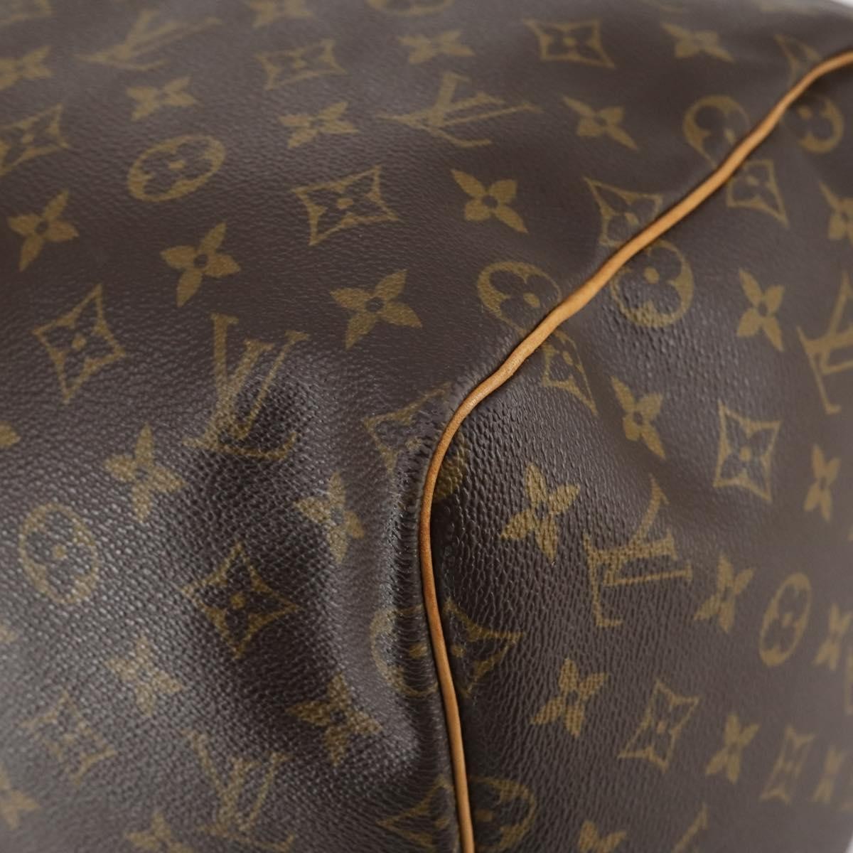 Louis Vuitton Keepall Bag Monogram Canvas, BROWN, CANVAS, Travel bag