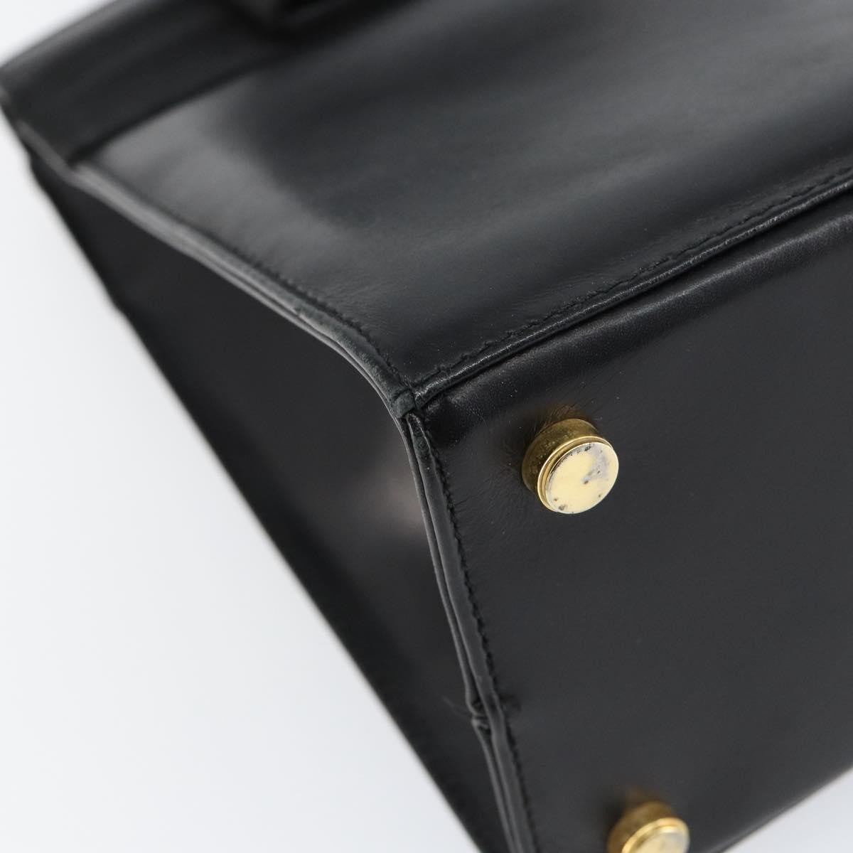 Salvatore Ferragamo Convertible Vara Bow Tote Leather, BLACK, LEATHER, Handbag