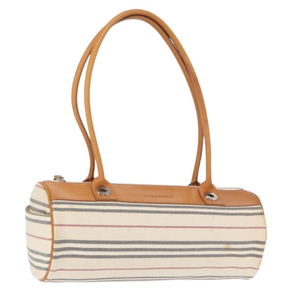 Burberry Vintage Handbag Canvas, BEIGE, CANVAS, Handbag