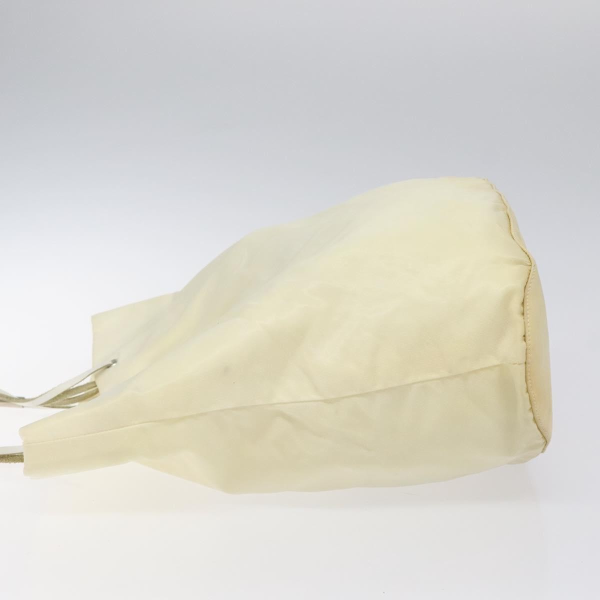 Prada Vintage Tote Tessuto, Ecru, Nylon, Tote Bag