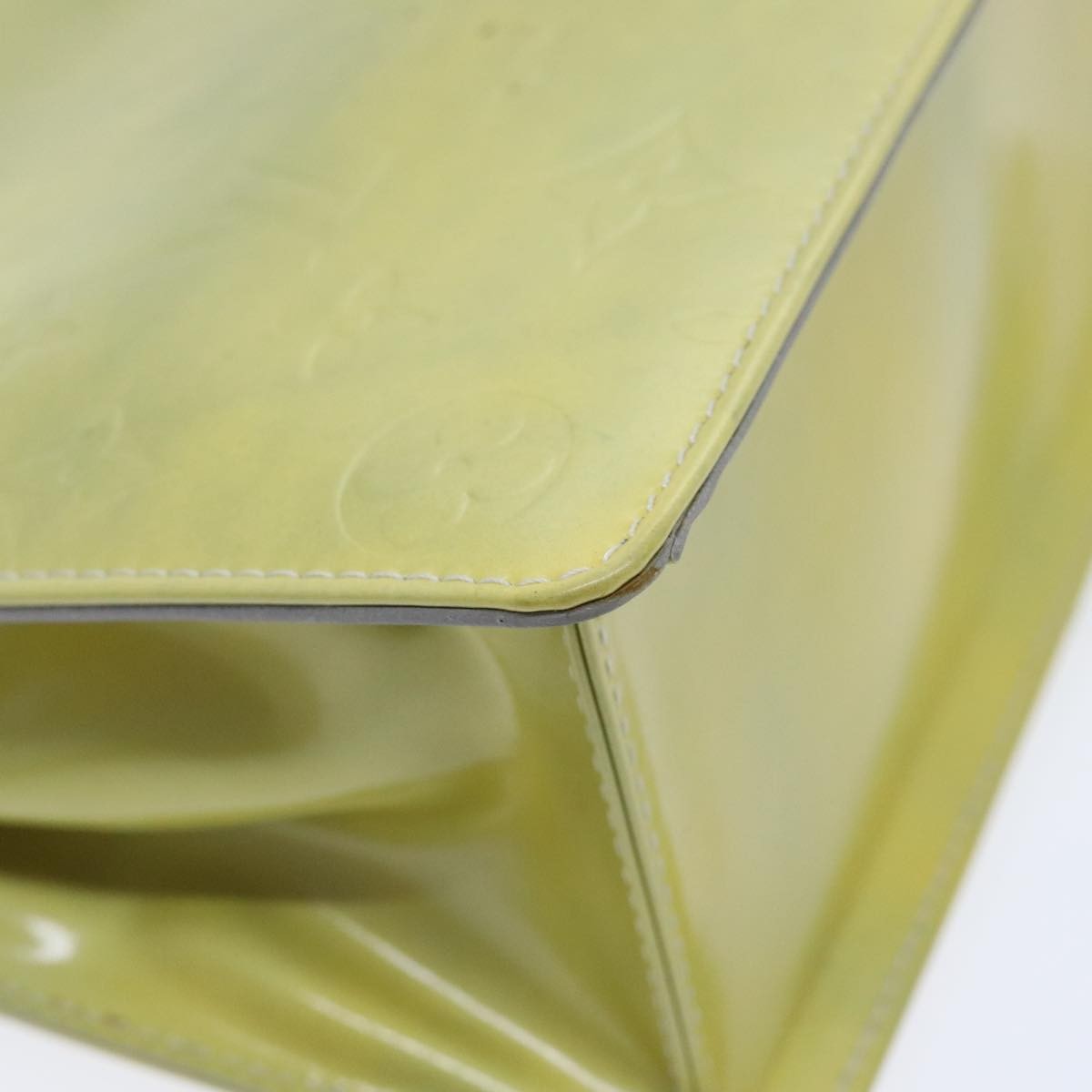 Louis Vuitton Spring Street NM Handbag Monogram Vernis with Monogram Canvas, BEIGE, PATENT_LEATHER, Handbag