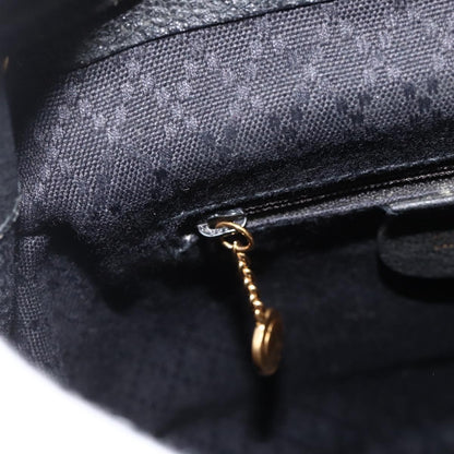 Gucci Gucci bamboo backpack daim, Black, Denim, Backpack