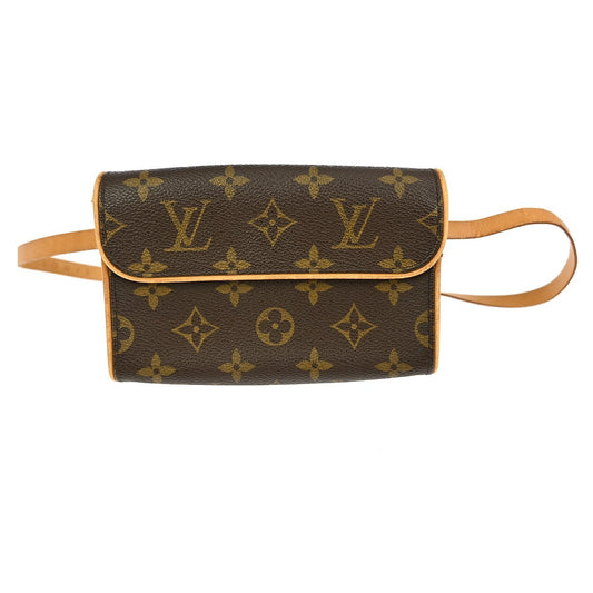 Louis Vuitton Florentine Waist Bag Monogram Canvas, BROWN, CANVAS, Clutche & pouche