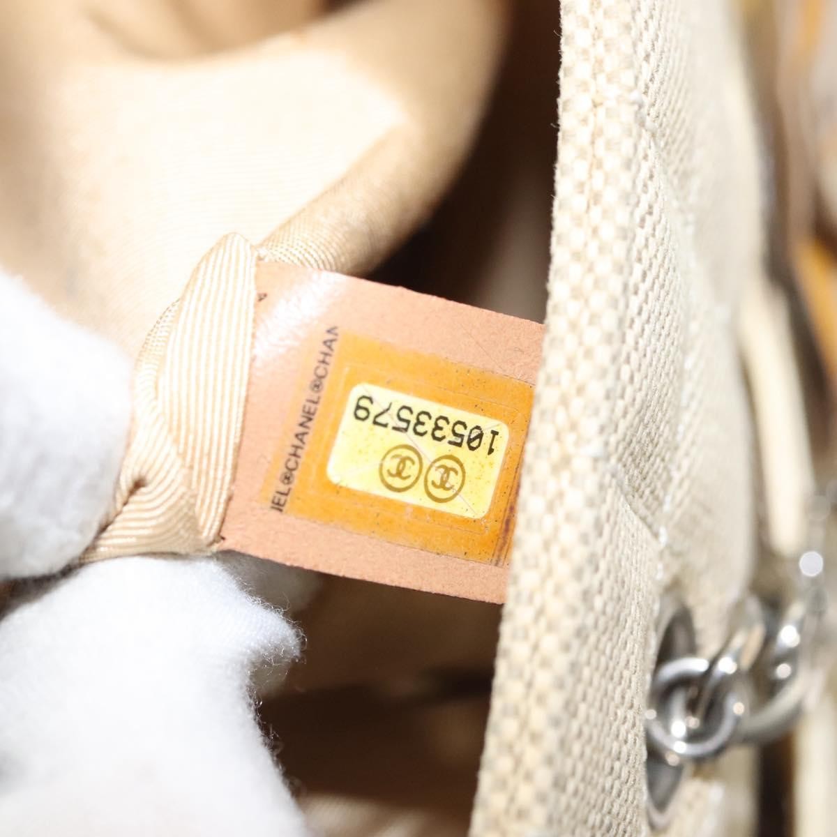 Chanel Camellia No.5 Tote Canvas, BEIGE, CANVAS, Tote bag